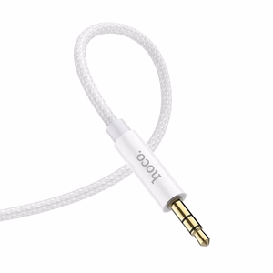 Laidas AUX Jack 3,5 mm į Jack 3,5 mm Hoco 1 m UPA19 sidabrinis