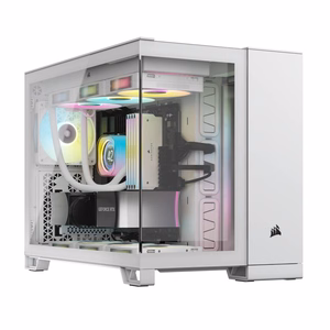 Corsair 2500X RGB Micro Tower baltas