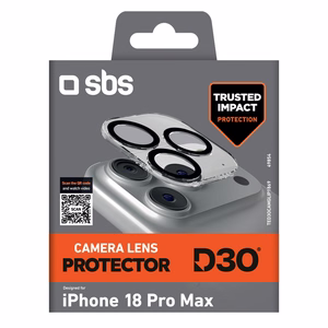 SBS D3O kameros objektyvų apsauga, skirta iPhone 18 Pro Max