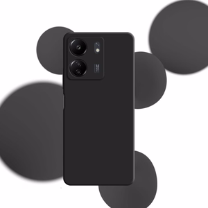 3mk silikoninis dėklas telefonui Xiaomi Redmi 13C/POCO C65 - juodas