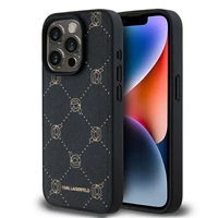 Karl Lagerfeld Magsafe Karl Head dėklas iPhone 15 Pro Max - juodas