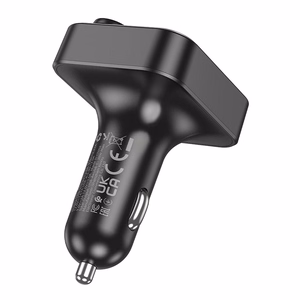 Automobilio Bluetooth siųstuvas Hoco QC3.0 PD 20W E85 juodas