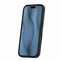 Silikoninis Thin Mag dėklas for iPhone 17 Pro 6,3" juodas