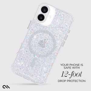 Case-Mate Twinkle MagSafe dėklas, skirtas iPhone 16 Plus, „Disco“