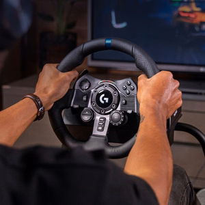 Logitech G G923 lenktynių vairas ir pedalai, skirti PS5, PS4 ir PC