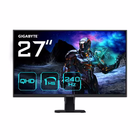 GIGABYTE GS27Q X - 27 colių kompiuterio monitorius, 2560 x 1440 pikselių Quad HD LED (juodas)