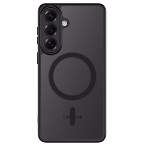 Tech-Protect BasicMag MagSafe Dėklas for Samsung Galaxy S26+ - skaidrus juodas