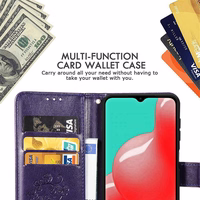 Dėklas Flower Book Samsung A226 A22 5G violetinis