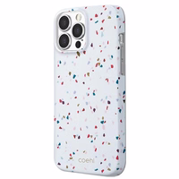 Uniq Coehl Terrazzo dėklas telefonui iPhone 13 Pro / iPhone 13 - balta