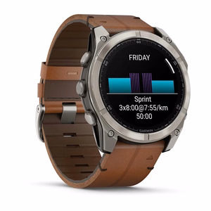Garmin fēnix 8 – GPS išmanusis laikrodis, AMOLED, 51 mm, titano spalvos