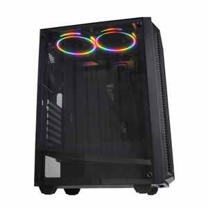 iBox CETUS 906 Midi Tower juodas kompiuterio korpusas