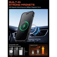 Supcase UB Grip Mag Magnetinis dėklas telefonui iPhone 17 - juodas