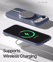 Dėklas Mercury Pure Magsafe Silicon Case Apple iPhone Air levandos pilka