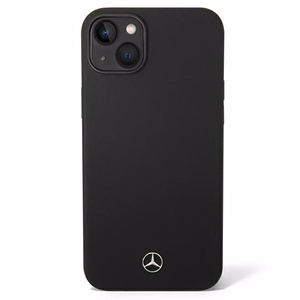 Mercedes Silicone Line dėklas iPhone 14 Plus - juodas