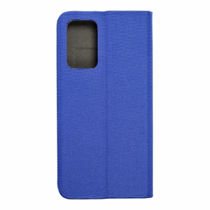 SENSITIVE knygos tipo dėklas telefonui SAMSUNG A52 5G / A52 LTE (4G) / A52s 5G šviesiai mėlynas