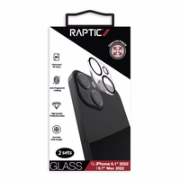 Raptic X-Doria Camera Protector Glass 2 vnt. iPhone 14 - grūdintas stiklas kameros objektyvo