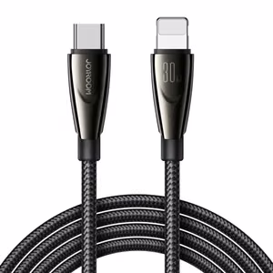 Joyroom Pioneer Series SA31-CL3 кабель USB-C Lightning 30W 1.2м - чёрный