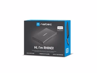 Natec RHINO GO USB 3.0 korpusas 2,5'' SATA HDD/SSD, juodas aliuminis