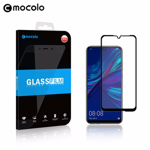 Mocolo 3D 9H Full Glue grūdintas apsauginis ekrano stiklas, skirtas Huawei P Smart (2019) / Honor 10 Lite, juodu rėmeliu