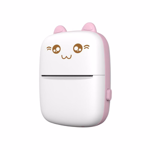 HURC9 Bluetooth Mini Kitty terminis spausdintuvas su programėle - rožinė