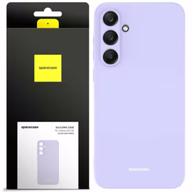 Spacecase Dėklas Silicone Case Galaxy A35 5G šviesiai violetinis