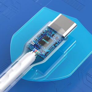 BWOO Kabelis USB - USB-C 1m 3A baltas BO-X172C
