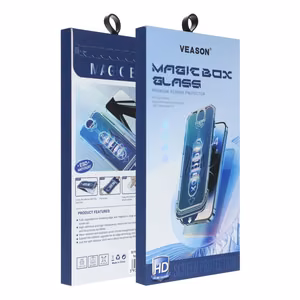 6D Pro Veason lengvai montuojamas stiklas + aplikatorius - Iphone XR / 11 juodas