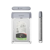 "Orico TX25C3" 2,5 colių HDD/SSD USB-C 5Gb/s diskinis kaupiklis - skaidrus