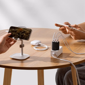 Baseus įkroviklis Compact 3 x USB juodas 17w