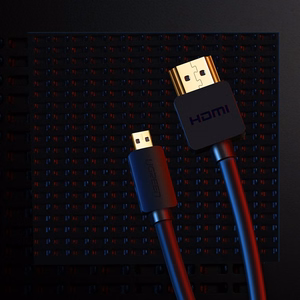Ugreen HDMI - micro HDMI laidas 19 pin 2.0v 4K 60Hz 30AWG 1.5m juodas (30102)