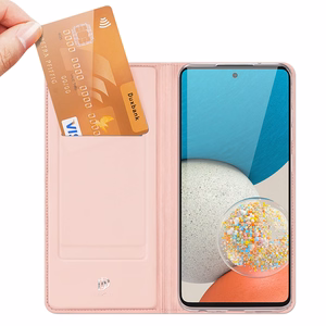 Dux Ducis Skin Pro dėklas telefonui Samsung Galaxy A73 rožinis