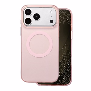 Tecto Shield Mistiq Mag dėklas, skirtas iPhone 17 Pro Max 6,9" / 18 Pro Max 6,9", rožinis