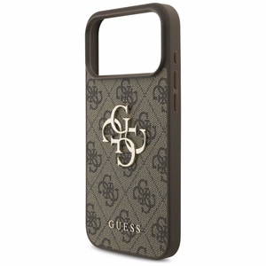 GUESS GUE005598 (4G PU Big Logo) dėklas, skirtas iPhone 18 Pro Max / 17 Pro Max, spalva – ruda