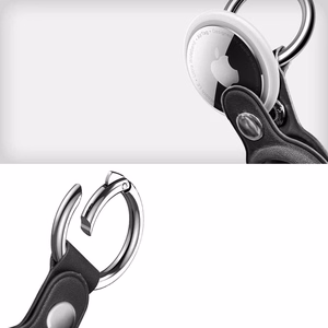 Tech-Protect NaturalFit dėklas Apple AirTag 1/2 - juodas