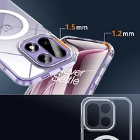 Tech-Protect Flexair Hybrid MagSafe deklas, skirtas OnePlus 15 - Skaidrus