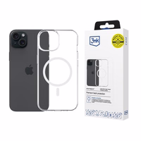 3mk Armor Magcase for iPhone 15 Plus - Transparent