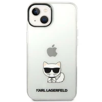 Dėklas telefonui Karl Lagerfeld KLHCP14MCTTR iPhone 14 Plus 6.7\" skaidrus / skaidrus Choupette Body