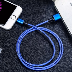 USB laidas Wozinsky WUC-L2BE mėlynas Lightning 200cm