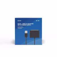 SAVIO AK-39 USB 3.0 - SATA III Juoda