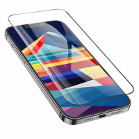 HOCO grūdintas HD 5D apsauginis stiklas Guardian shield (rinkinys 10in1) – skirtas iPhone 15 / 16, juodas (G14)