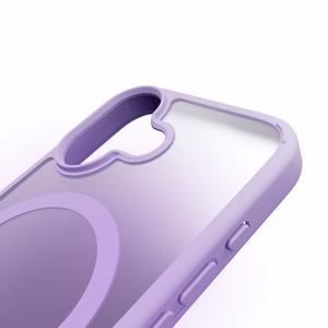 Puro Gradient TPU magnetinis dėklas telefonui iPhone 17 - rožinis