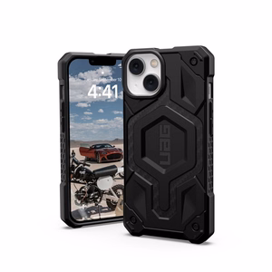 UAG Monarch MagSafe чехол для iPhone 14 Plus - чёрный карбон