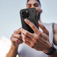 Dėklas FROST ARMOR IPHONE 17 Pro Max juodas