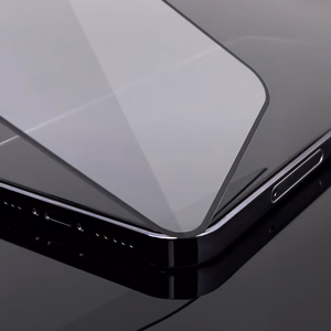 Wozinsky visiškai klijuojamas grūdintas stiklas, skirtas Samsung Galaxy S24 Ultra, su juodu rėmeliu