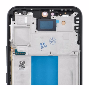 REWA OLED LCD ekranas su rėmeliu, skirtas SAMSUNG A54 5G, juodas