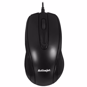 Activejet AMY-083 wired USB mouse (optical, 1000 DPI, black)