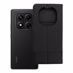 Dėklas telefonui (m) GOMMA Book Xiaomi Redmi Note 14 PRO 4G - juodas (m)