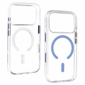 Liavec Pure dėklas su kameros valdymo mygtuku, skirtas iPhone 18 Pro Max/17 Pro Max, šviesiai mėlynas