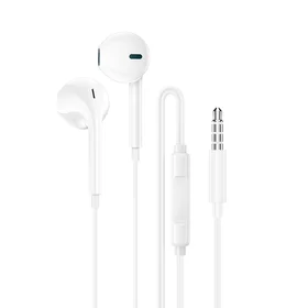 Borofone ausinės BM100 Fuente su mikrofonu baltos