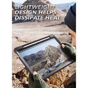 Supcase Unicorn Beetle Pro dėklas iPad 10.9'' 2022 - juodas